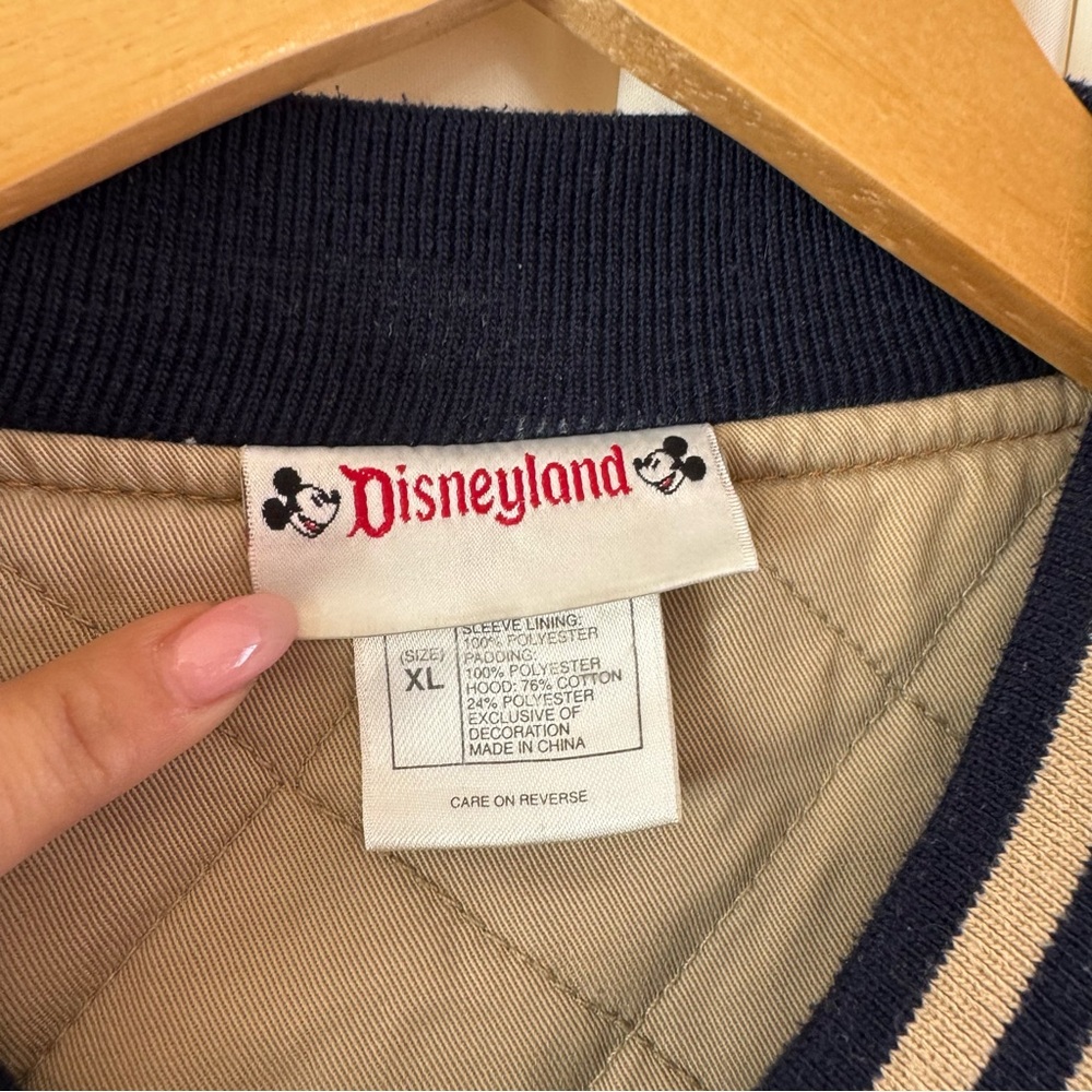 Rare 90S‎ Vintage Disneyland Winnie The Pooh Eeyore Embroidery Denim Stadium Y2K - Picture 3 of 8